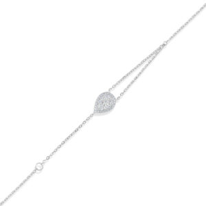 Illuminate Pear Natural Diamond Bracelet