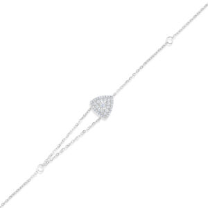 Illuminate Trillion Natural Diamond Bracelet