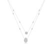 Illuminate Double-layered Stack Natural Diamond Necklace - PLEASURE DIAMONDS L.L.C. 7