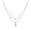 Illuminate Triple-Layered Stack Natural Diamond Necklace - PLEASURE DIAMONDS L.L.C. 3