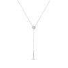 Illuminate Y-Drop Sleek Natural Diamond Necklace - PLEASURE DIAMONDS L.L.C. 5