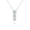 Illuminate Trio Drop Natural Diamond Necklace - PLEASURE DIAMONDS L.L.C. 7