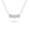 Illuminate Trio Natural Diamond Necklace - PLEASURE DIAMONDS L.L.C. 5
