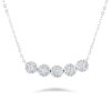 Illuminate Five-Stone Bar Natural Diamond Necklace - PLEASURE DIAMONDS L.L.C. 3