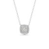 Illuminate Cushion Natural Diamond Necklace - PLEASURE DIAMONDS L.L.C. 5
