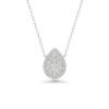 Illuminate Pear Natural Diamond Necklace - PLEASURE DIAMONDS L.L.C. 7