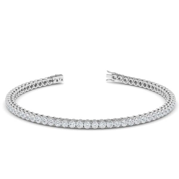 Four Prong Diamond Tennis Bracelet - PLEASURE DIAMONDS L.L.C. 1