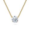 Round Solitaire Diamond Necklace - PLEASURE DIAMONDS L.L.C. 3