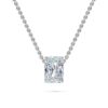 Radiant Solitaire Diamond Necklace - PLEASURE DIAMONDS L.L.C. 7