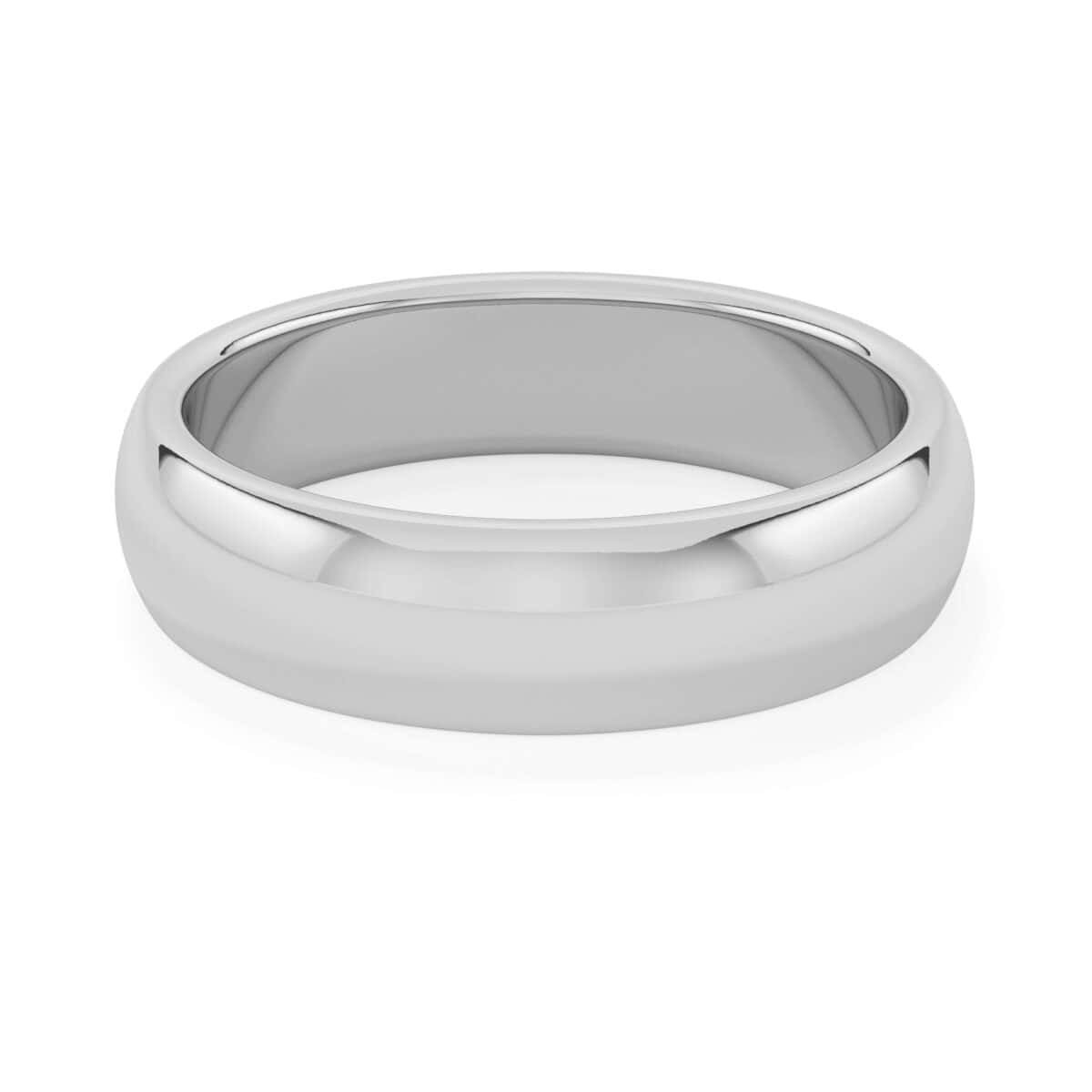 Classic Domed Court Men's Gold Wedding Band - PLEASURE DIAMONDS L.L.C. 1