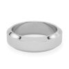 Beveled Edge Flat Men's Gold Wedding Band - PLEASURE DIAMONDS L.L.C. 8