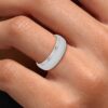 Double Rail Domed Men's Gold Wedding Band - PLEASURE DIAMONDS L.L.C. 9