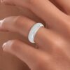 Extra Wide Domed Court Men's Gold Wedding Band - PLEASURE DIAMONDS L.L.C. 9