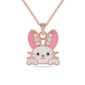 Peeking Rabbit Pendant