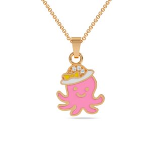 Happy Octopus Pendant