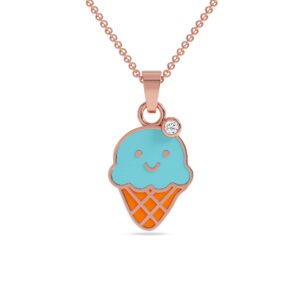 Smiley Ice Cream Stud Earrings