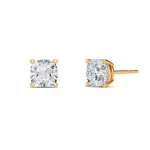 Cushion Diamond Studs