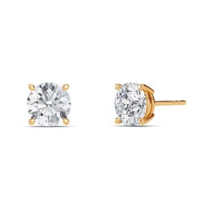 Round Diamond Studs