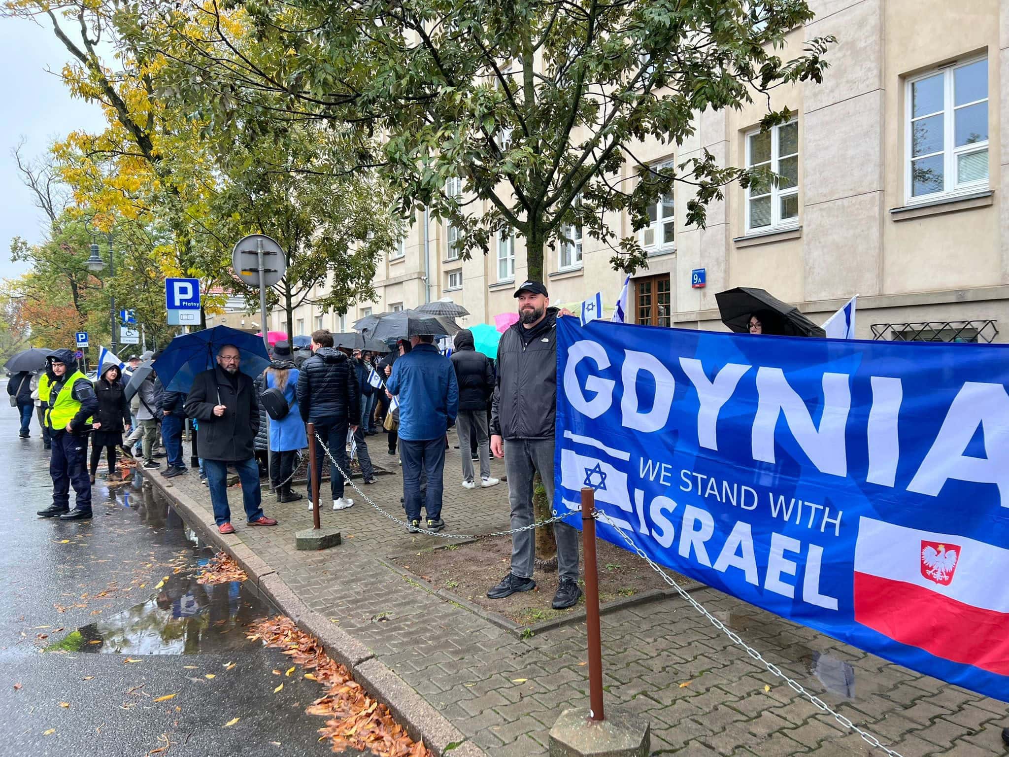 Pro Israeli demonstration in Warsaw 2023-10-23
