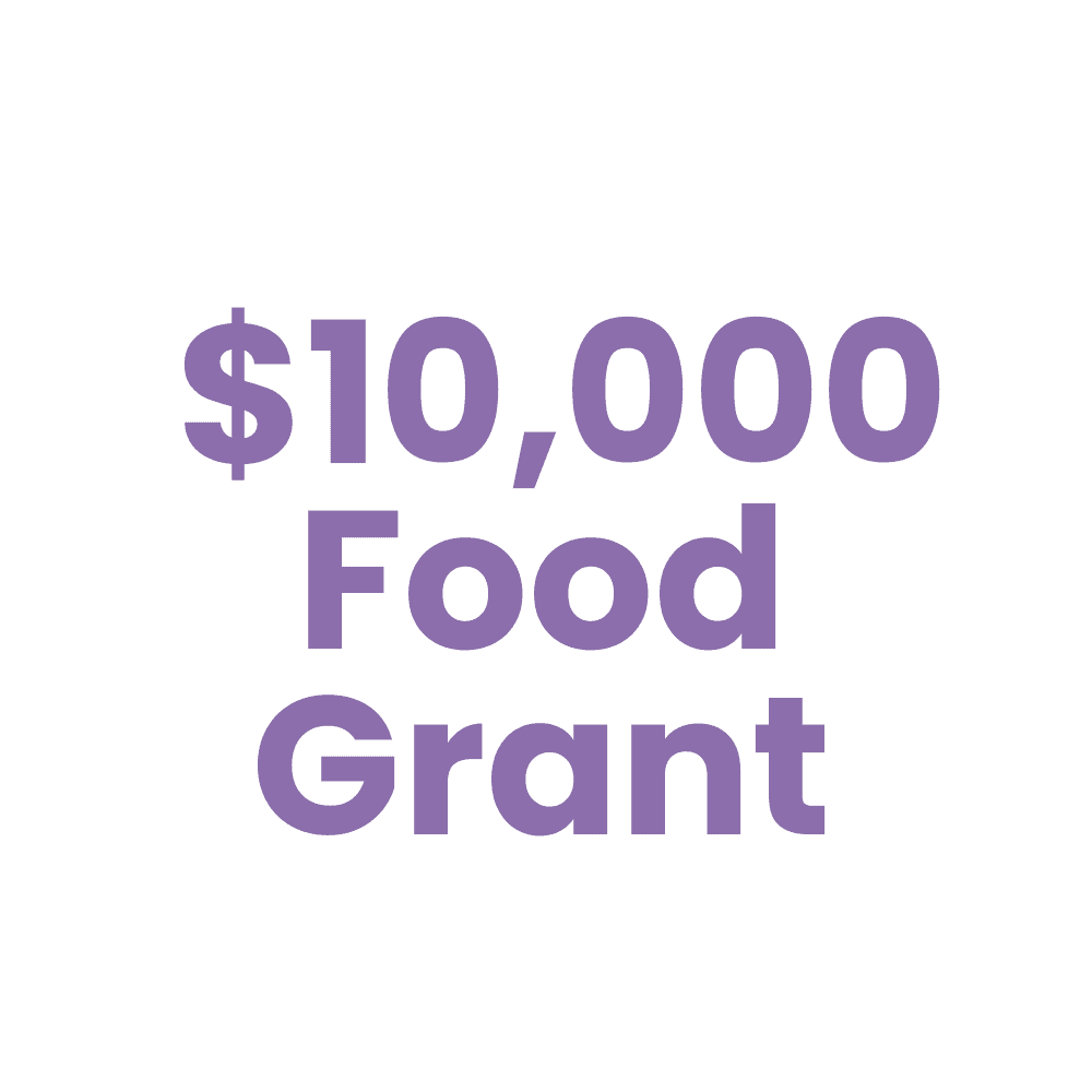 $10,000 Emergency Food Grant