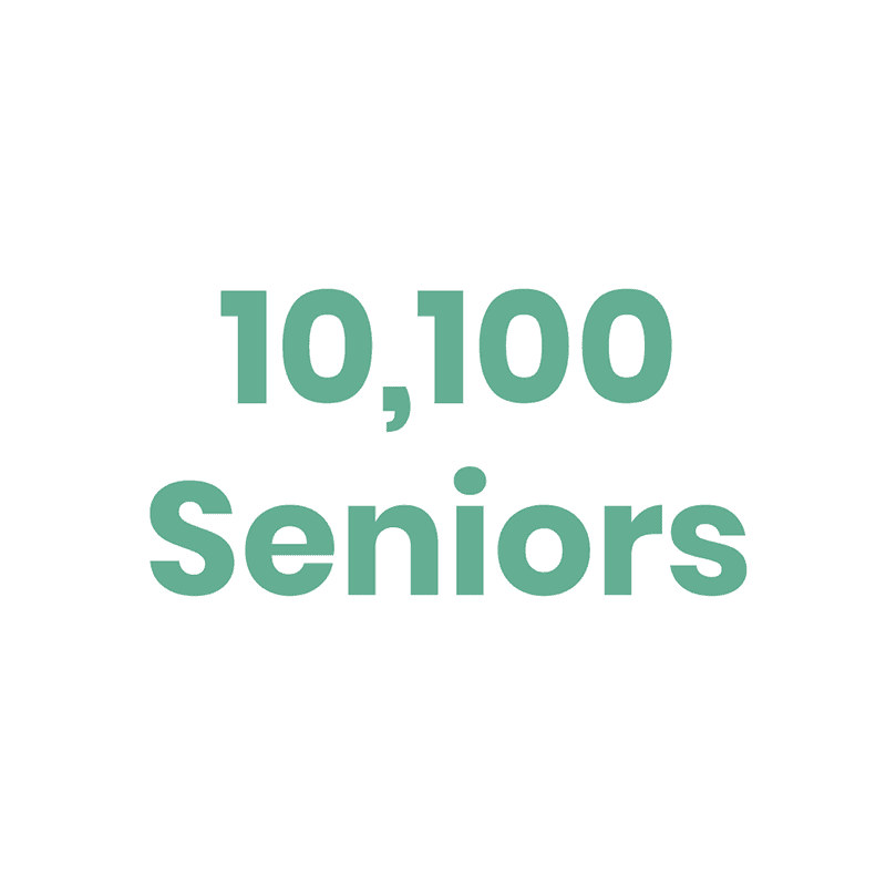 10,100 Seniors