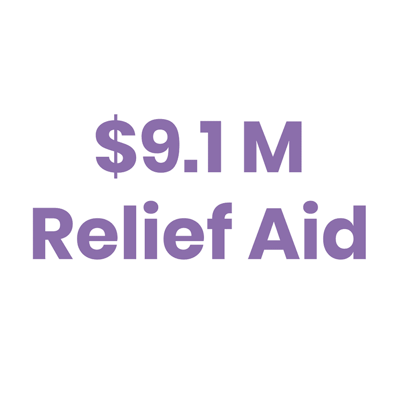 $9.1 M Israel Emergency Relief