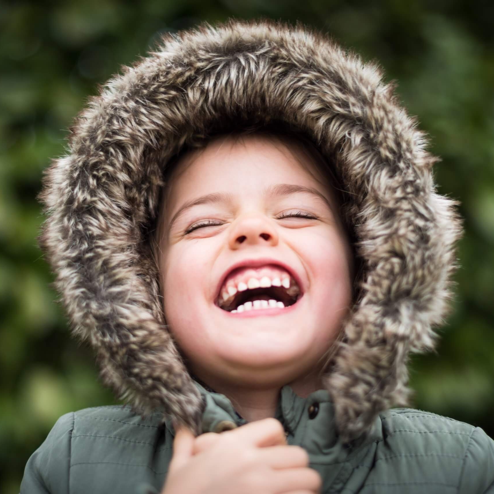 child laughing