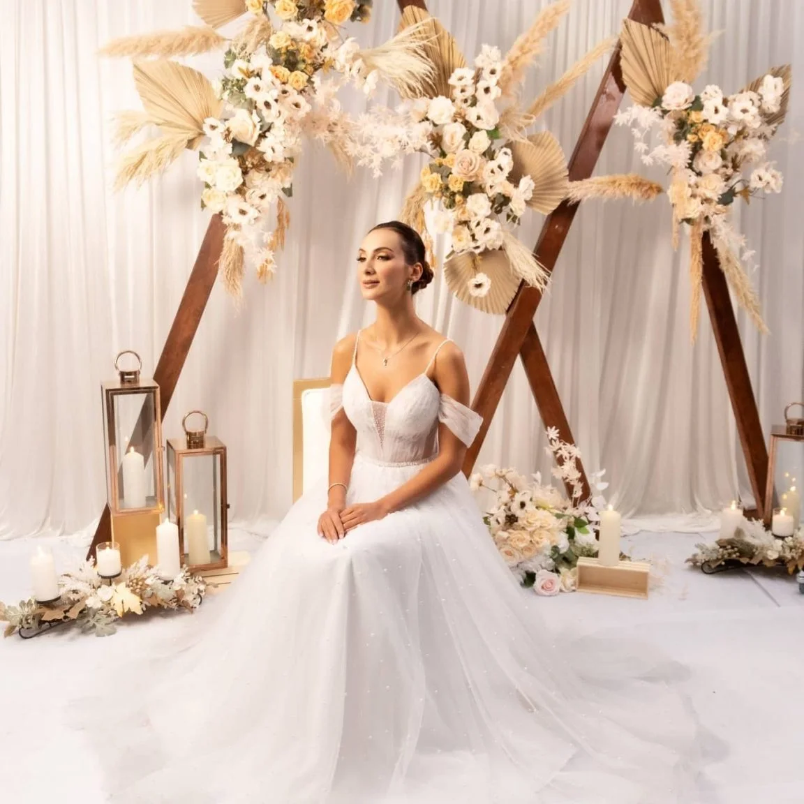 wedding floral backdrop for hire in melbourne