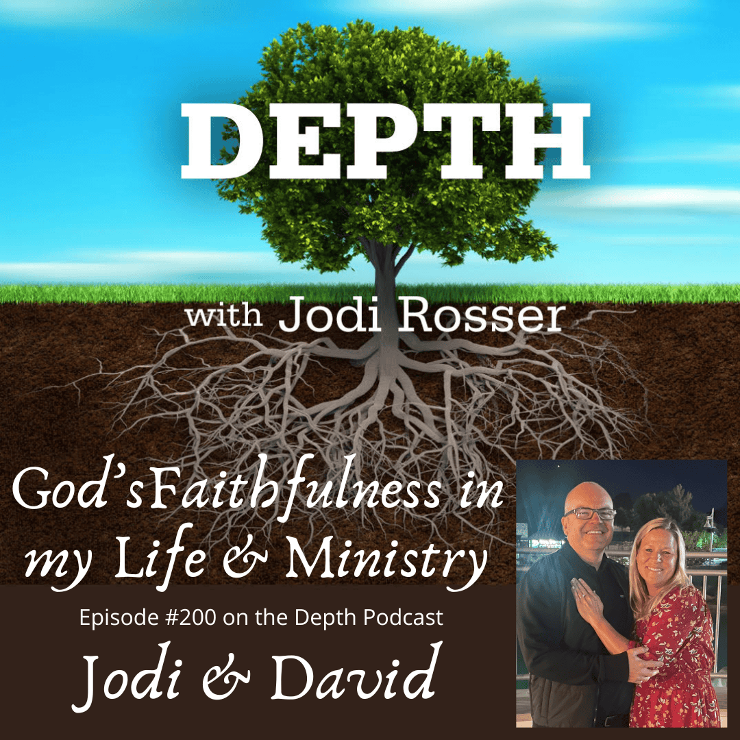 Tree roots and a podcast title for God's faithfulness.