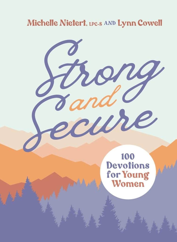 Book cover for 'Strong and Secure' by Michelle Nietert and Lynn Cowell.