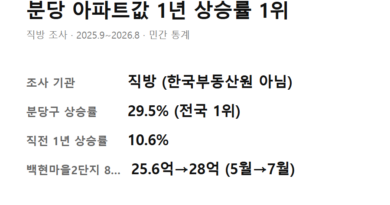 분당 아파트값 상승 이유 - 분당 아파트값 상승 이유를 한눈에 보는 핵심 숫자 요약 카드