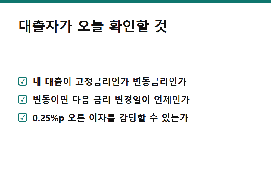 국채금리 5% 소식에 대출자가 오늘 확인할 것 체크리스트