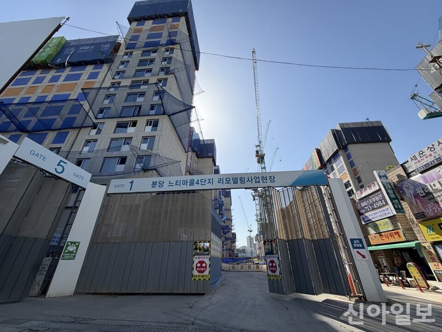 더샵 분당하이스트 단지 배치도와 정자역 주변 입지