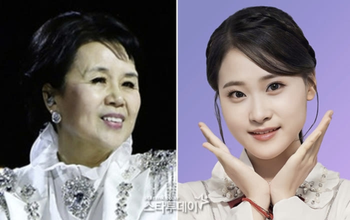 심수봉의 다른 시점 사진 — 인터뷰나 공연 중 정면 사진