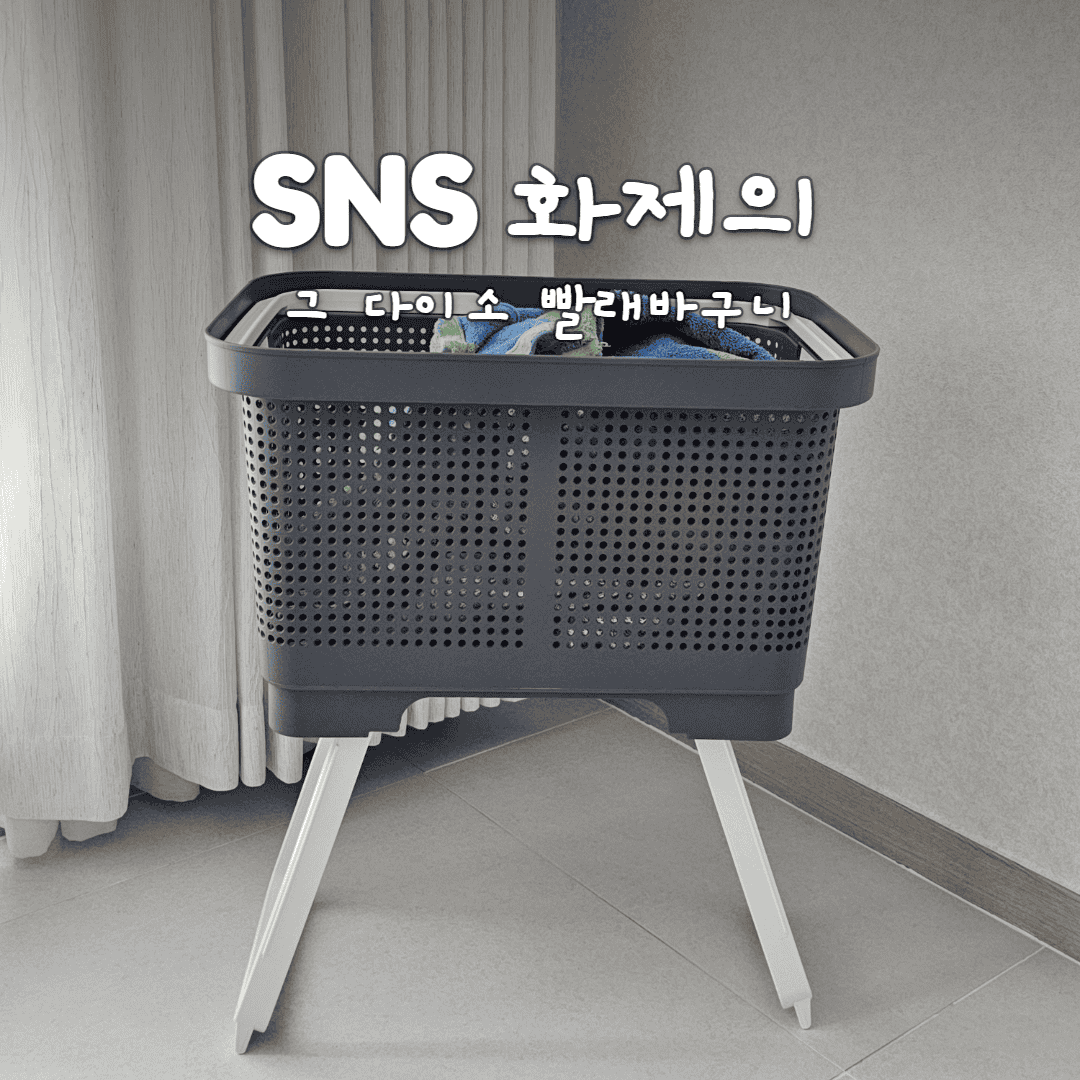 다이소 세탁바구니
