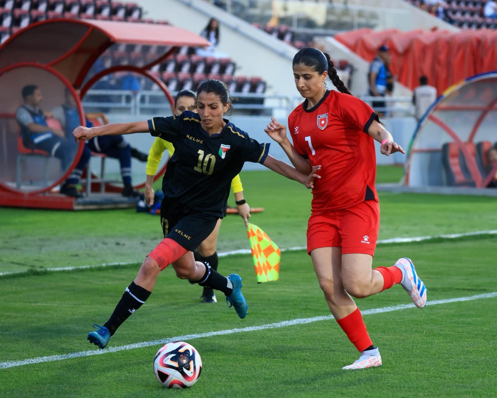 المنتخب الأردني للسيدات يواصل انتصاراته الودية بفوز جديد على فلسطين 1 الأردن يهزم فلسطين ودياً بهدف نظيف