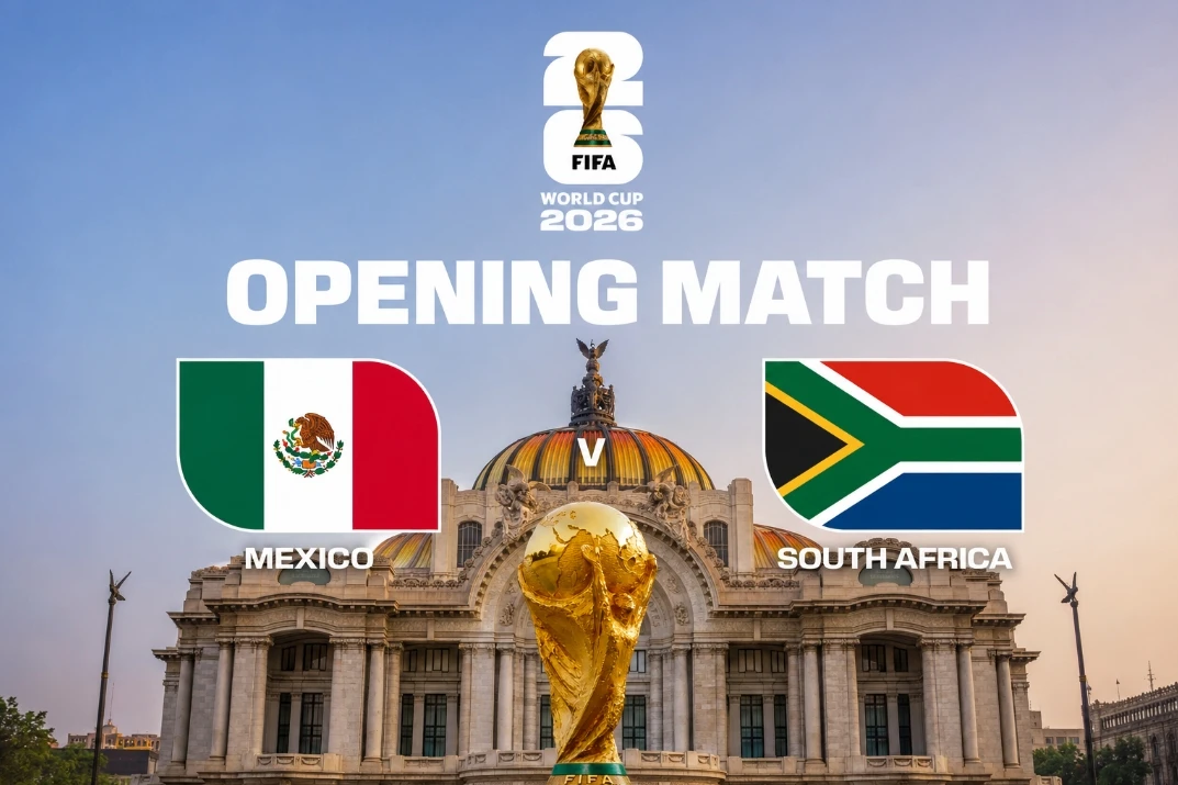 مونديال 2026 ينطلق اليوم.. المكسيك تفتتح البطولة بمواجهة جنوب أفريقيا 1 المكسيك وجنوب أفريقيا تفتتحان مونديال 2026