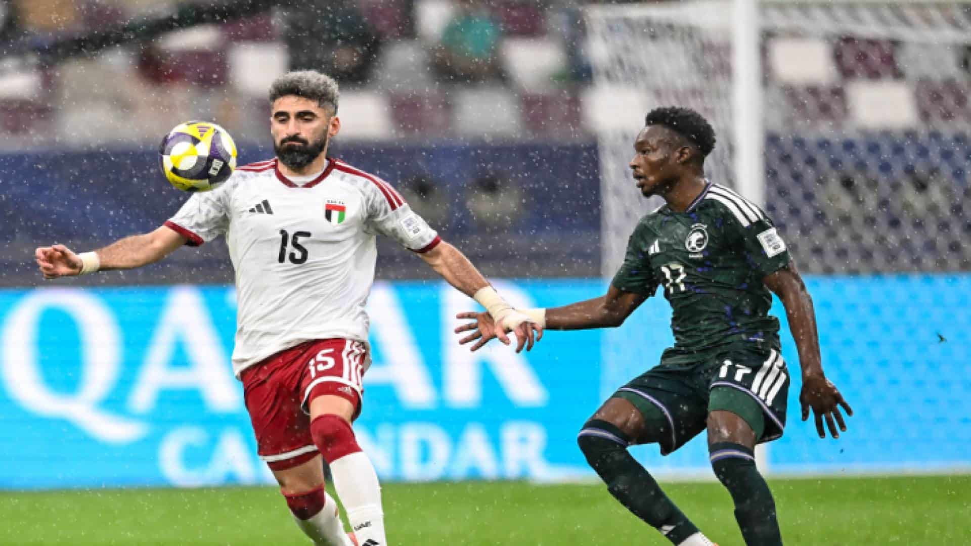 إلغاء مباراة السعودية والإمارات بكأس العرب بسبب أمطار رعدية غزيرة 1 إلغاء السعودية vs الإمارات كأس العرب مطر