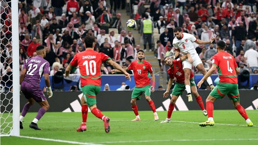 المغرب بطل كأس العرب 2025 بعد انتصار درامي 3-2 على الأردن 1 النشامى وصيف كأس العرب 2-3 مغرب