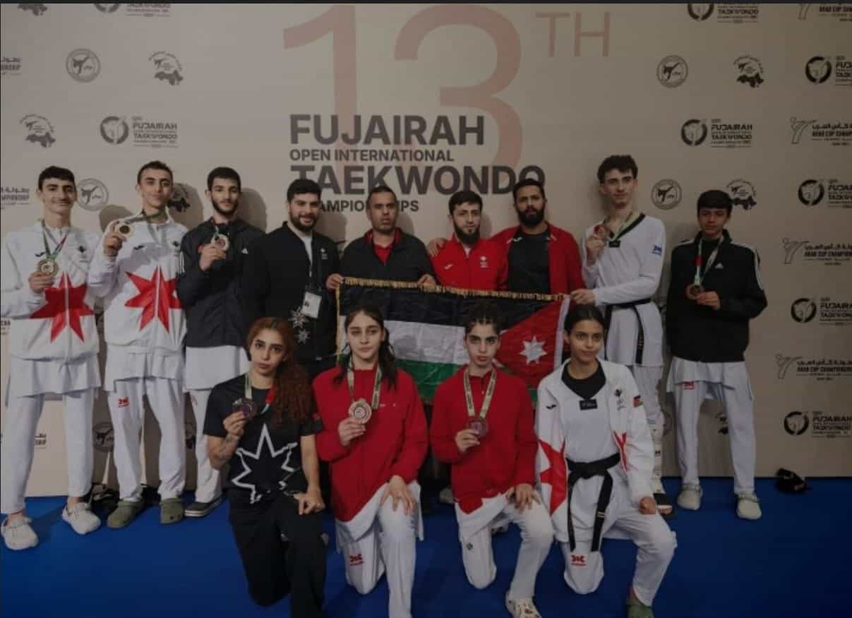 التايكواندو الأردني يلمع بـ9 ميداليات في اليوم الثالث لبطولة الفجيرة الدولية 1 9 ميداليات أردنية في تايكواندو الفجيرة
