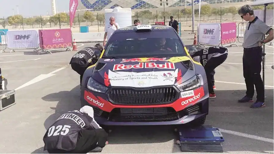 أردنيون يهدفون للتميز في رالي قطر الدولي الجولة الثانية 1 أردنيون في رالي قطر جويحان الحمود