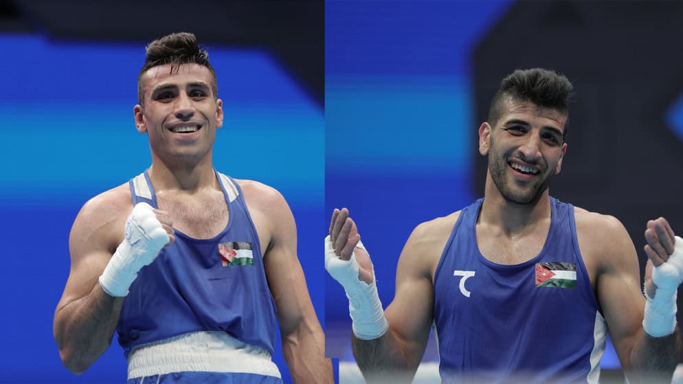 الملاكمة الأردنية تواصل التألق آسيوياً وتأهل مزدوج إلى ربع النهائي 1 الملاكمة الأردنية تتألق في بطولة آسيا للنخبة