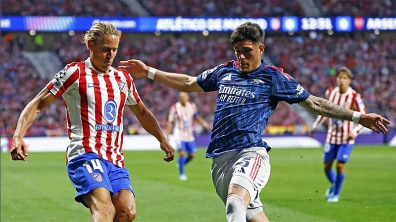 قمة نارية في لندن: أرسنال وأتلتيكو مدريد يتصارعان على بطاقة نهائي دوري الأبطال 1 أرسنال ضد أتلتيكو مدريد.. صراع التأهل للنهائي