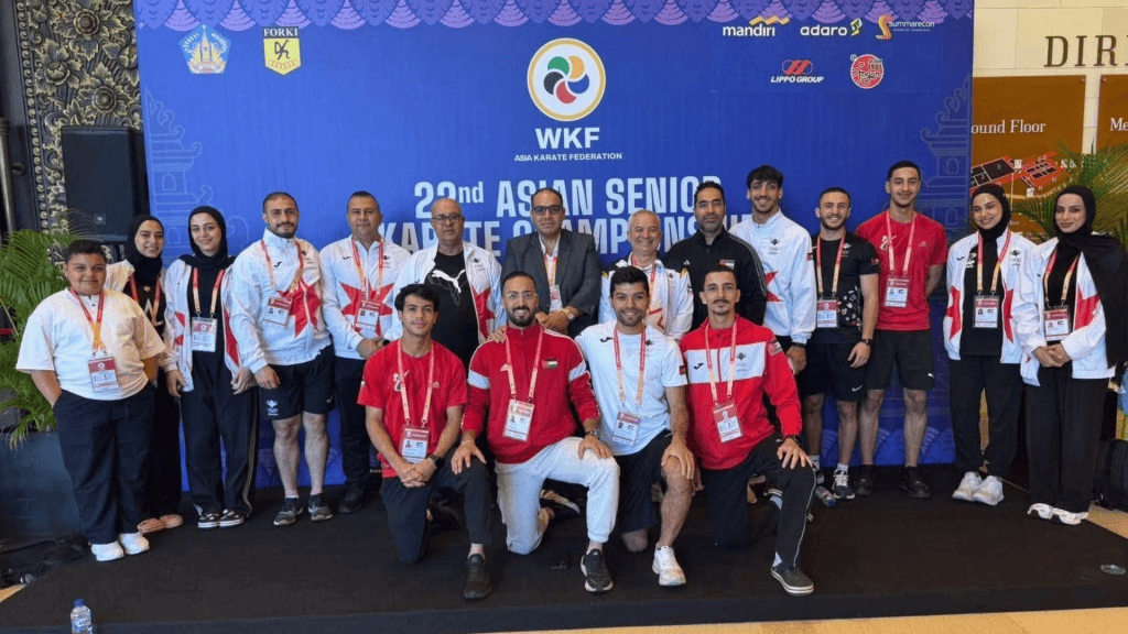 منتخب الأردن للكراتيه يبدأ مشواره الآسيوي من بالي بحثاً عن التأهل العالمي 2 منتخب الأردن للكراتيه يبدأ مشواره الآسيوي من بالي بحثاً عن التأهل العالمي