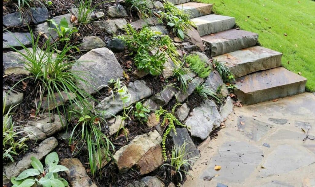 Landscape Walls Birmingham AL | John Russell Landscape Architect