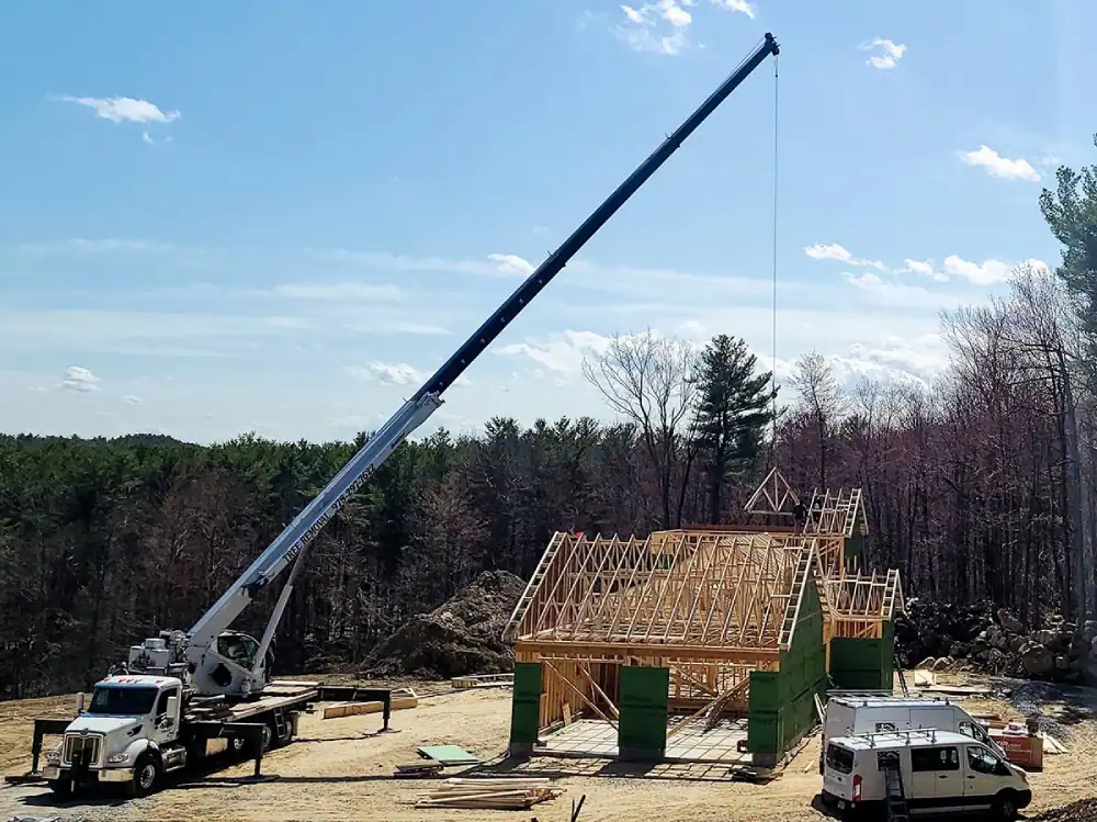 Boom-Crane-Assisting-Residential-Construction-Site