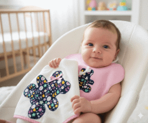 Fralda de pano personalizada