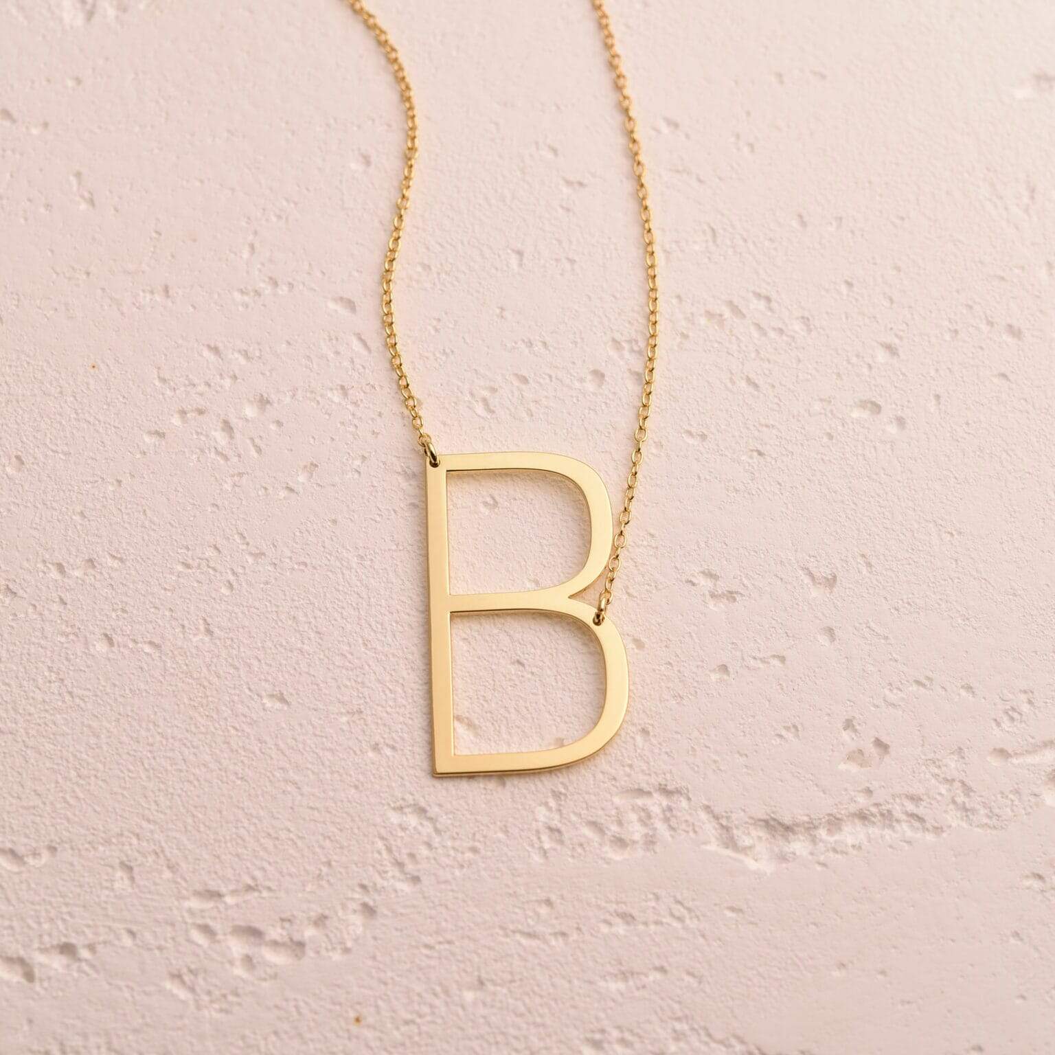 Letter Pendant Necklace