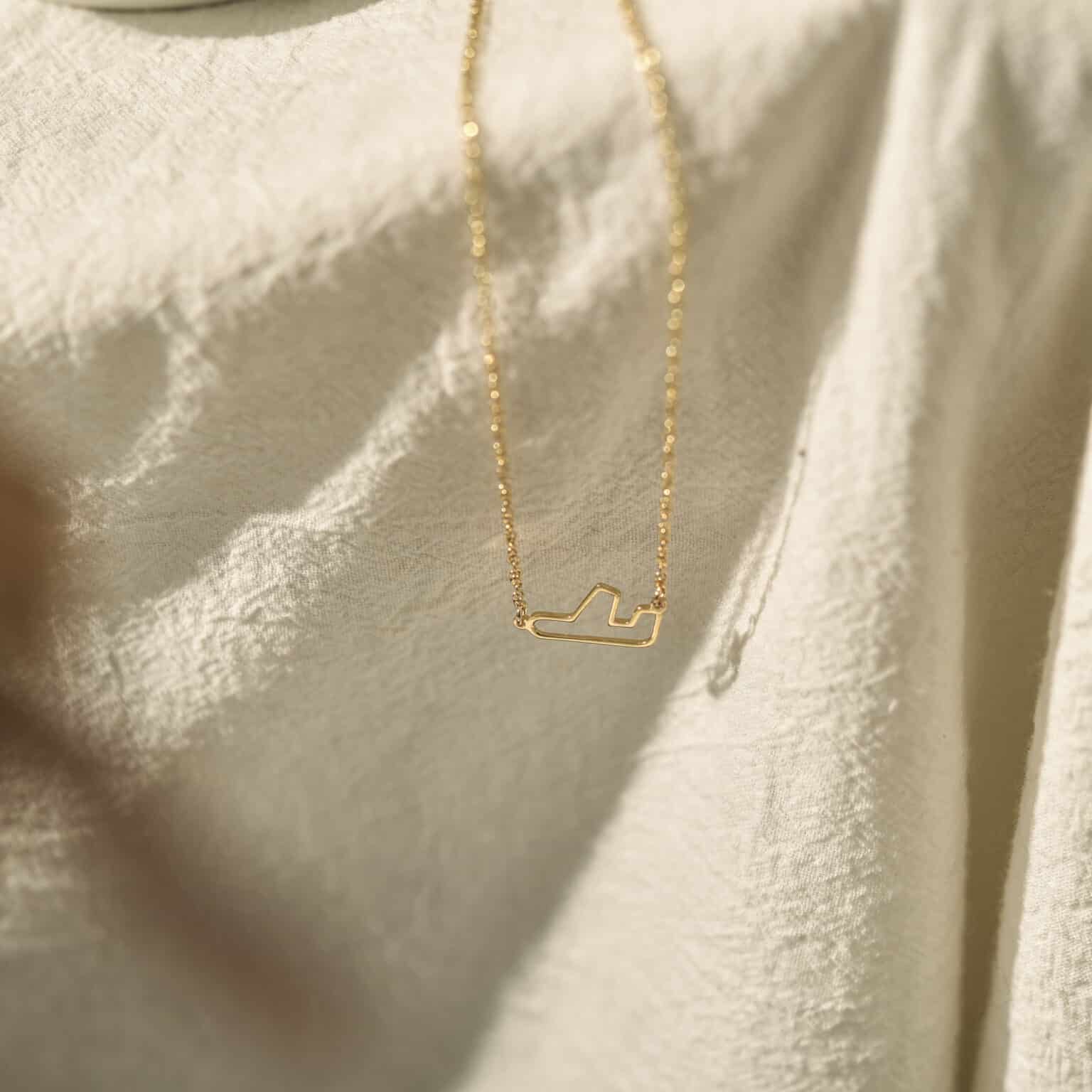 Dainty airplane necklace 6