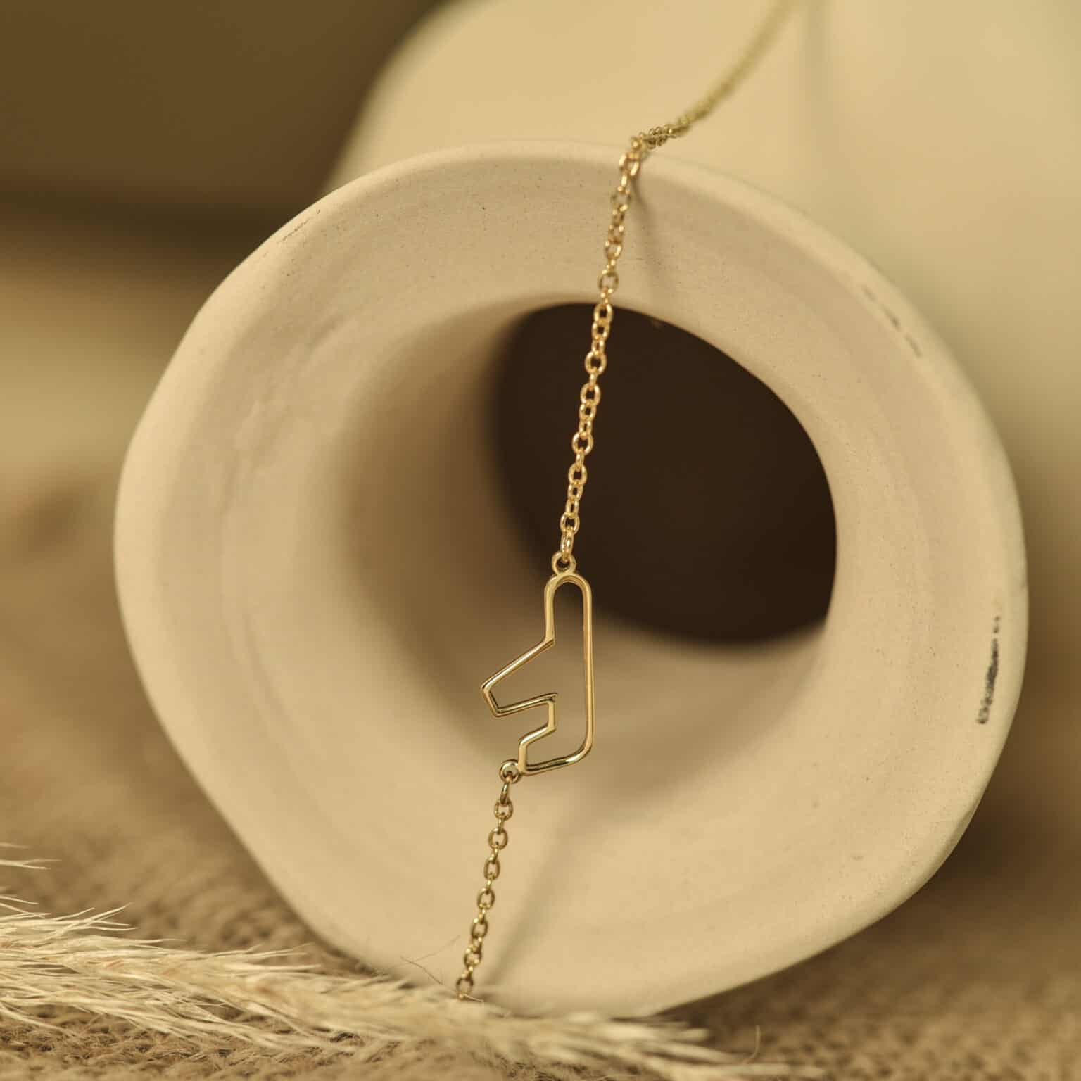 Dainty airplane necklace 7